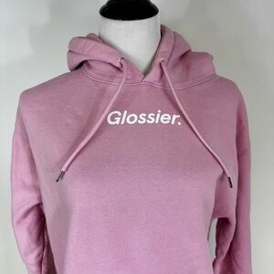 Glossier Dusty Pink Hoodie